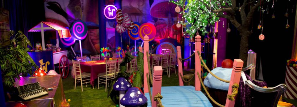 Willy Wonka Chocolate Factory Themed Event and Entertainment for hire